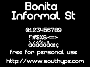 Bonita Informal S Font Download