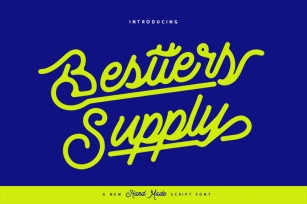 Bestters Supply Font Download