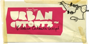 XXII URBAN CUTOUTS Font Download