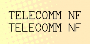 Telecomm NF Font Download