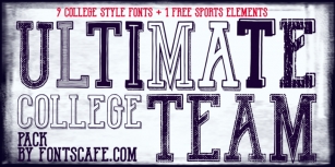 Ultimate College Team Font Download