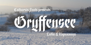 Gryffensee Font Download