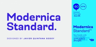 Modernica Standar Font Download