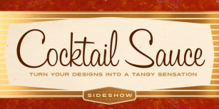 Cocktail Sauce Font Download