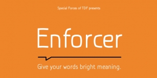 Enforcer Font Download