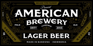 American Brewery Font Download