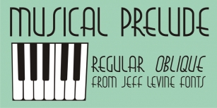 Musical Prelude JNL Font Download