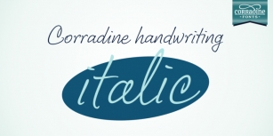 Corradine Handwriting Italic Font Download