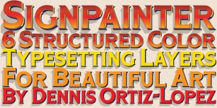 OL Signpainter Titling Font Download