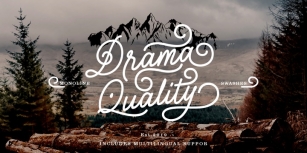 Drama Quality Font Download