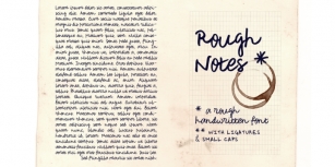 Rough Notes Font Download