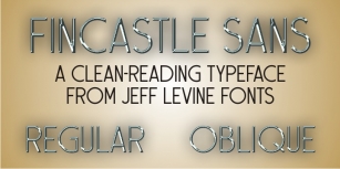 Fincastle Sans JNL Font Download