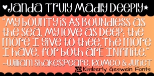 Janda Truly Madly Deeply Font Download