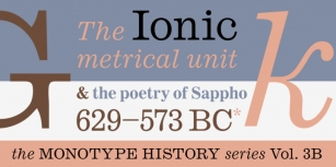 Monotype Ionic Font Download