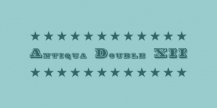 Antiqua Double 12 Font Download