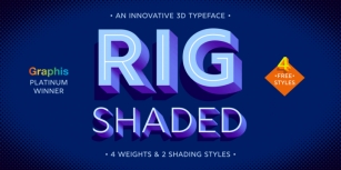 Rig Shaded Font Download