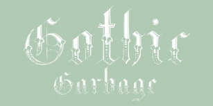 Gothic Garbage Font Download