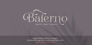 Balerno Font Download