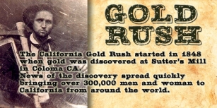 Gold Rush Font Download