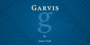 Garvis Pro Font Download