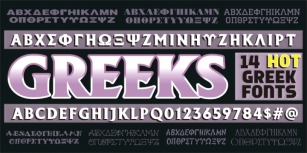 Greek Font Set #1 Font Download