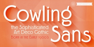 Cowling Sans AOE Font Download