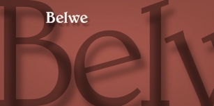 Belwe Font Download