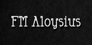 FM Aloysius Font Download