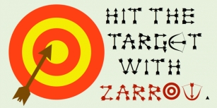 Zarrow Font Download