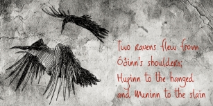 Huginn And Muninn Font Download