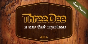 Three Dee Font Download