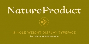 Nature Product Font Download