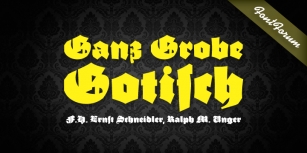 Ganz Grobe Gotisch Font Download