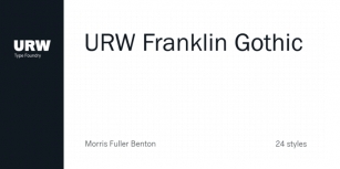 Franklin Gothic Font Download