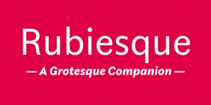 Rubiesque Font Download