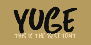 Yuge Font Download