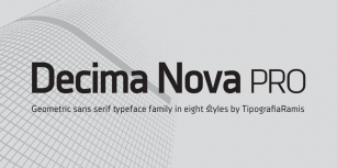 Decima Nova Pro Font Download