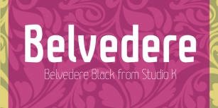 Belvedere Font Download