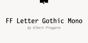 FF Letter Gothic Mono Font Download