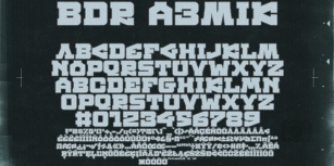 BDR A3MIK Font Download