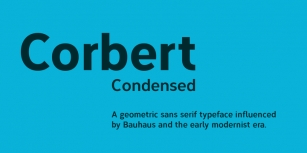 Corbert Condensed Font Download
