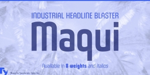 Maqui Font Download