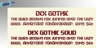 Dex Gothic Font Download