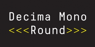 Decima Mono Round Font Download