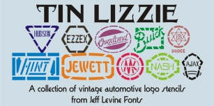Tin Lizzie JNL Font Download
