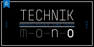 Technik Mono Font Download