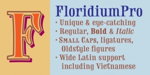 Floridium Pro LV Font Download