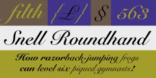 Snell Roundhand Font Download