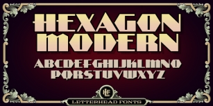 LHF Hexagon Modern Font Download