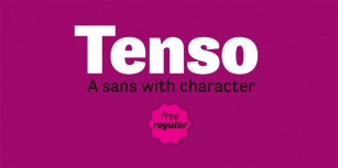 Tenso Font Download